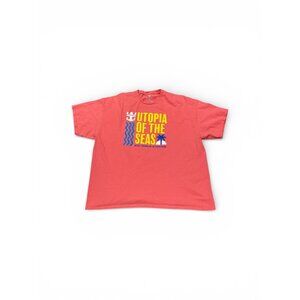 Royal Caribbean UTOPIA Of The Seas Coral T-Shirt Size 2XL Unisex
